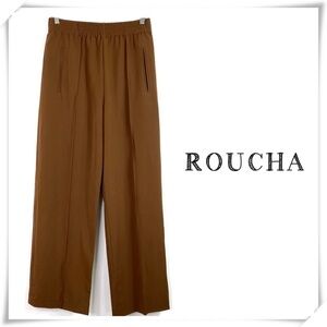 Roucha Pull Wide Pants in Brown